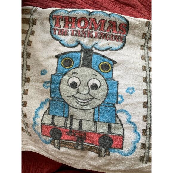 Vintage 1992 Thomas the Tank Engine Train Beach/Pool Towel Made in USA - Picture 4 of 10